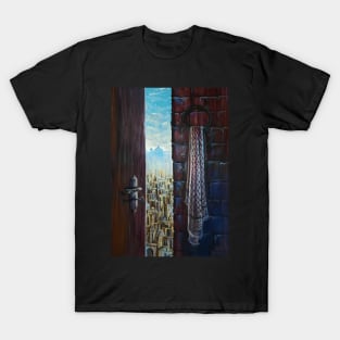 Our House In Jerusalem Painting, Al Quds Old House Drawing , Palestinian Right of Return Wall Art, Free Palestine Al Aqsa City Framed Poster T-Shirt